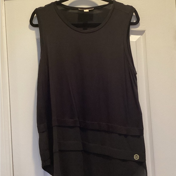 MICHAEL KORS Black Sleeveless Top - Picture 1 of 4